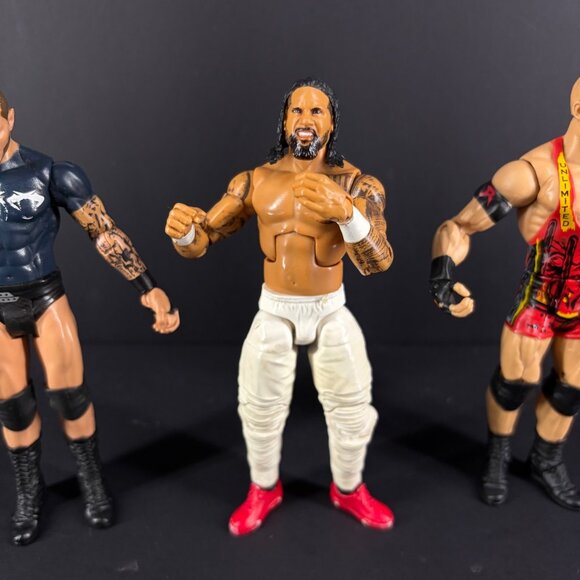 WWE Action Figures Set Of 3 - Randy Orton Roman Reigns Rob Van Dam Collectibles - Picture 4 of 6